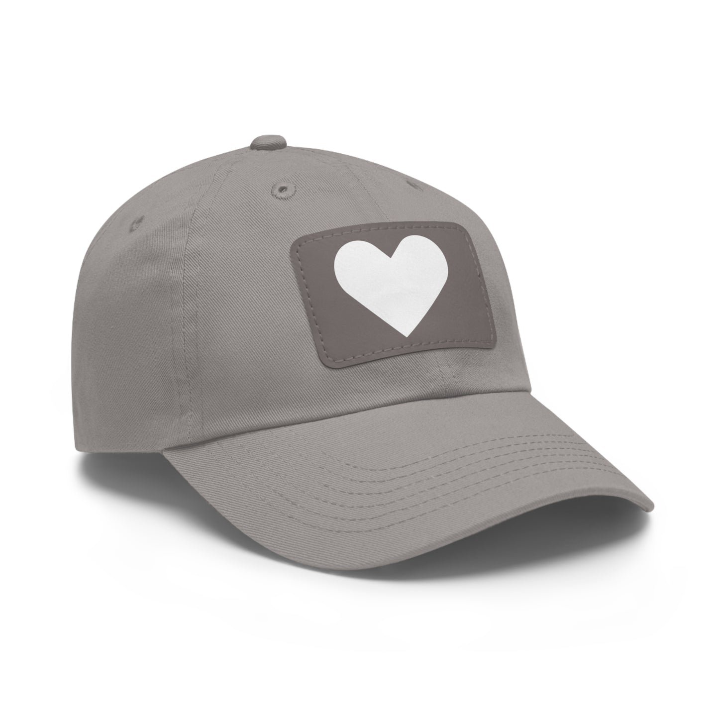 Hat with Leather Patch (Rectangle) love by Mariu del Campo.