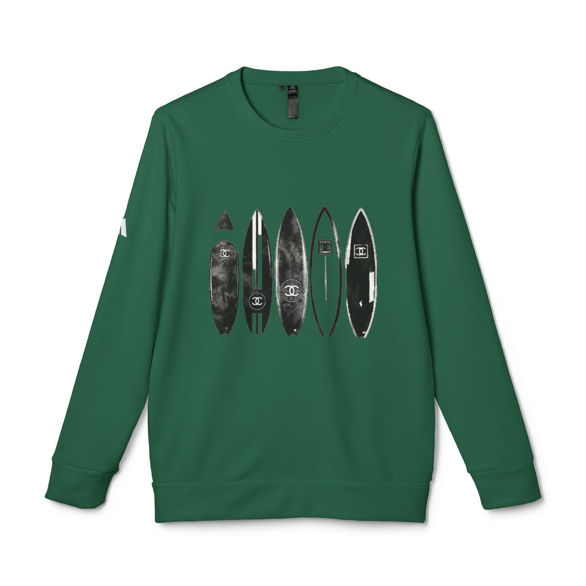 adidas® Unisex Fleece Crewneck Surf — by Mariu del Campo