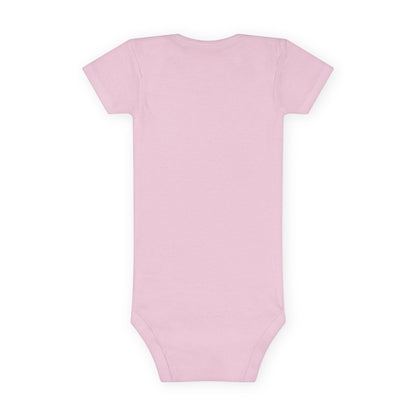 Baby Bodysuit Unisex Short Sleeve Stay Pawsitive — by Mariu del Campo