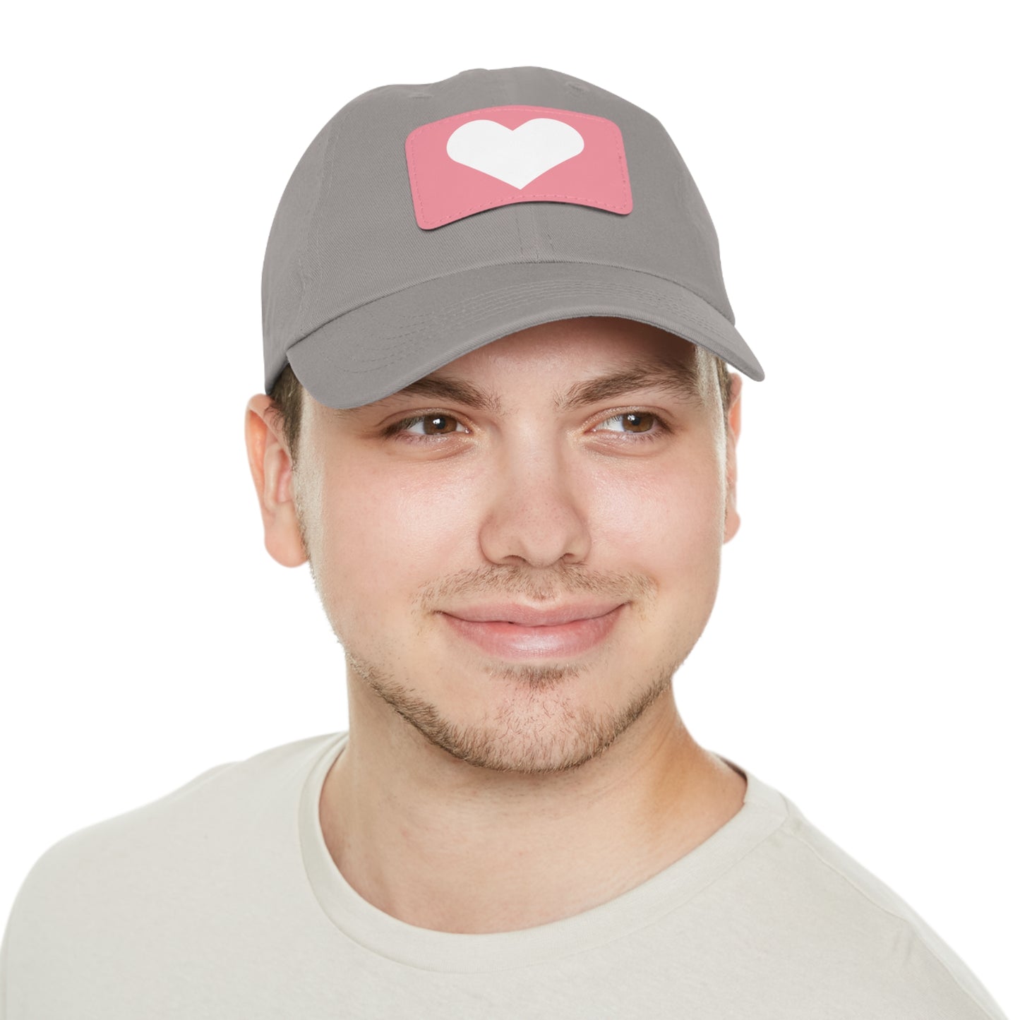 Hat with Leather Patch (Rectangle) love by Mariu del Campo.