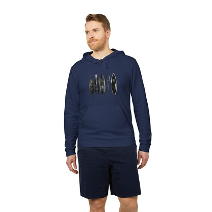 adidas® Unisex Fleece Hoodie Surf — by Mariu del Campo