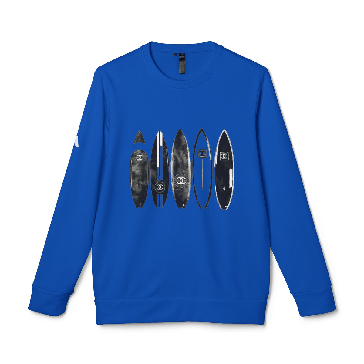 adidas® Unisex Fleece Crewneck Surf — by Mariu del Campo