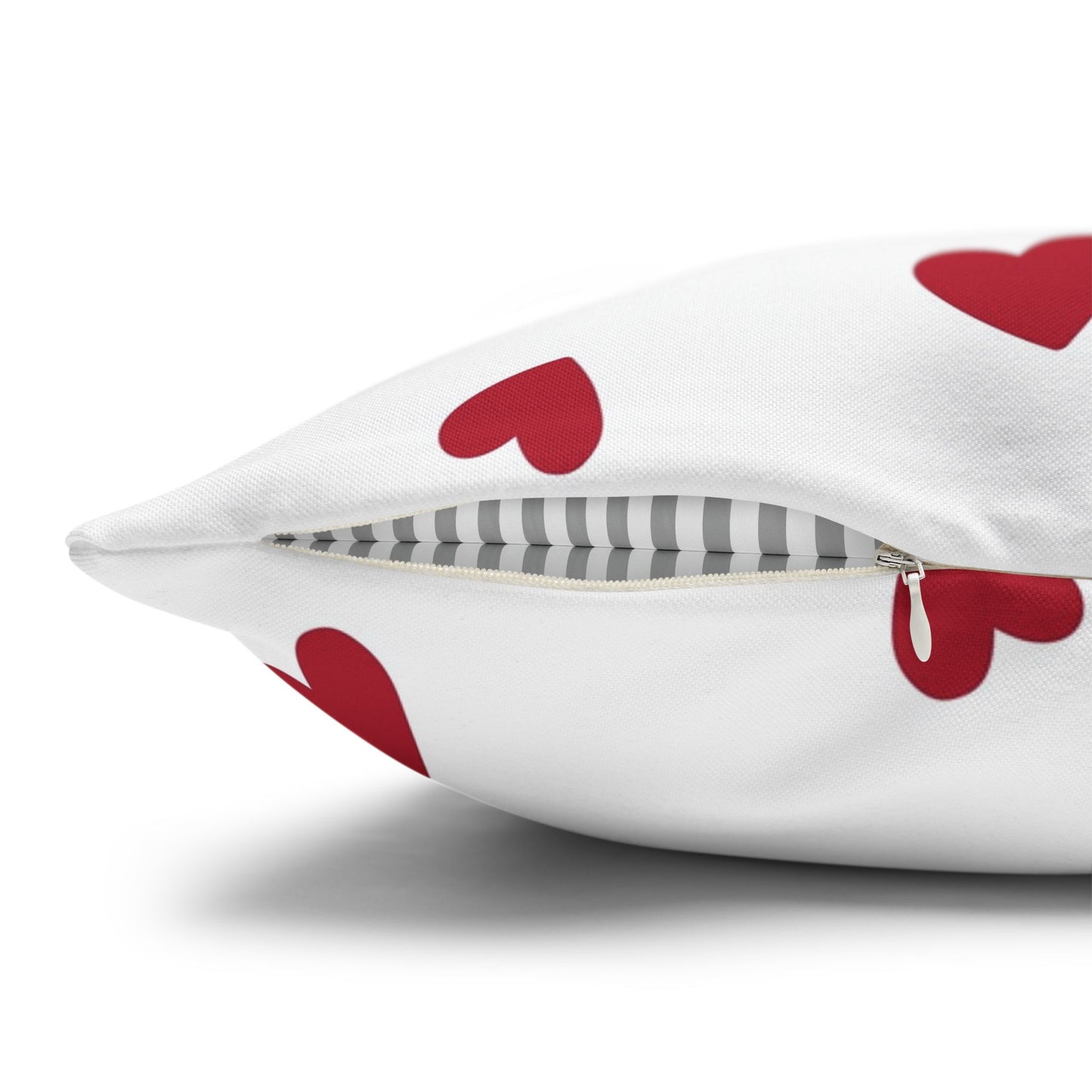 Pillowcase Spun Polyester Square heart by Mariu del Campo.