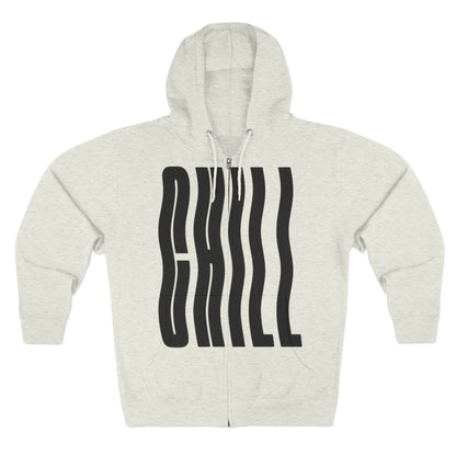 Hoodie Chill Unisex Zip — by Mariu del Campo