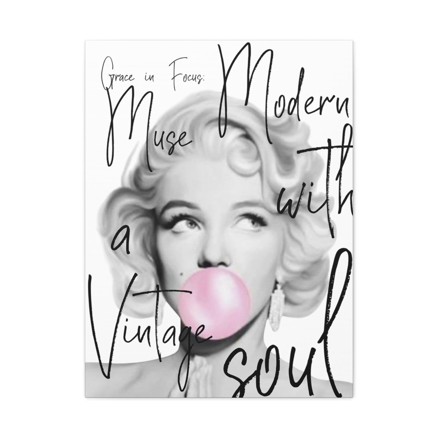 Canvas Marilyn Monroe by Mariu del Campo.