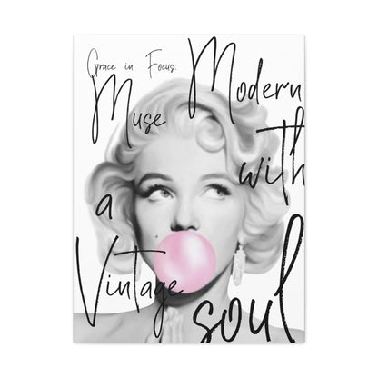 Canvas Marilyn Monroe by Mariu del Campo.