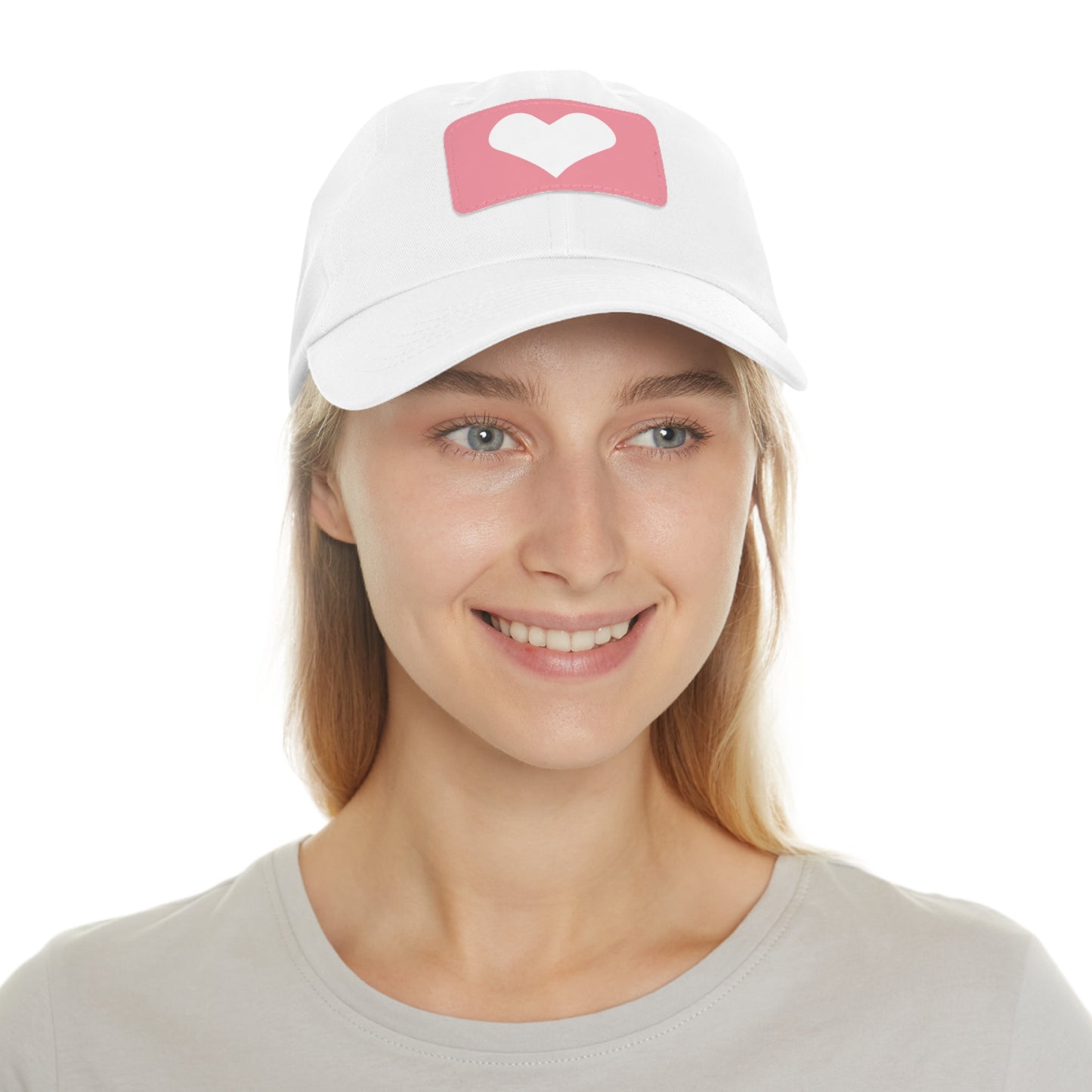 Hat with Leather Patch (Rectangle) love by Mariu del Campo.