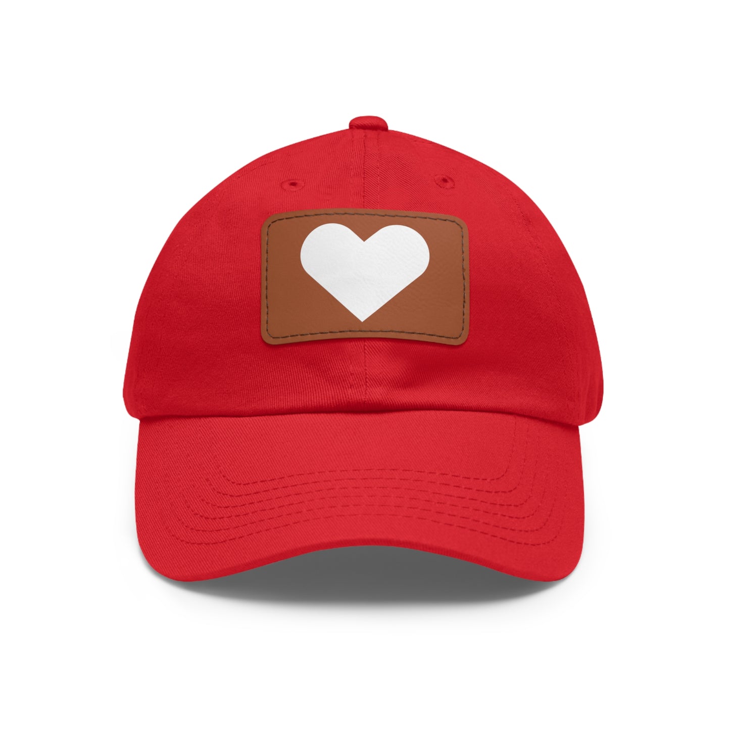 Hat with Leather Patch (Rectangle) love by Mariu del Campo.