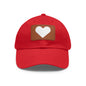 Hat with Leather Patch (Rectangle) love by Mariu del Campo.