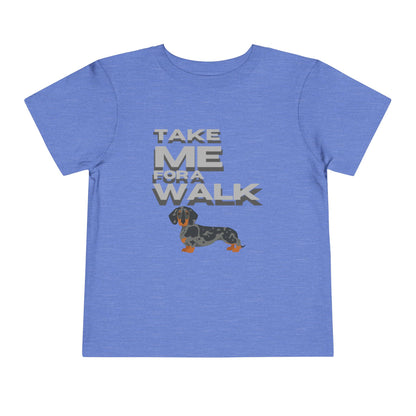 T-Shirt Toddler Short Sleeve Dachshund — by Mariu del Campo