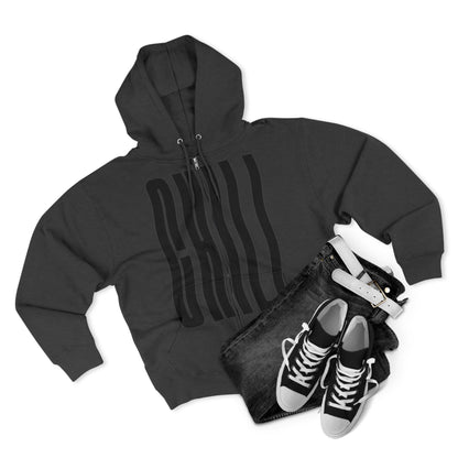 Hoodie Chill Unisex Zip by Mariu del Campo.