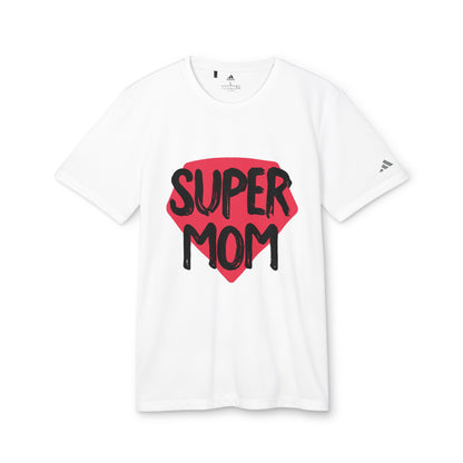 adidas® Unisex Sport T-shirt super mom by Mariu del Campo.