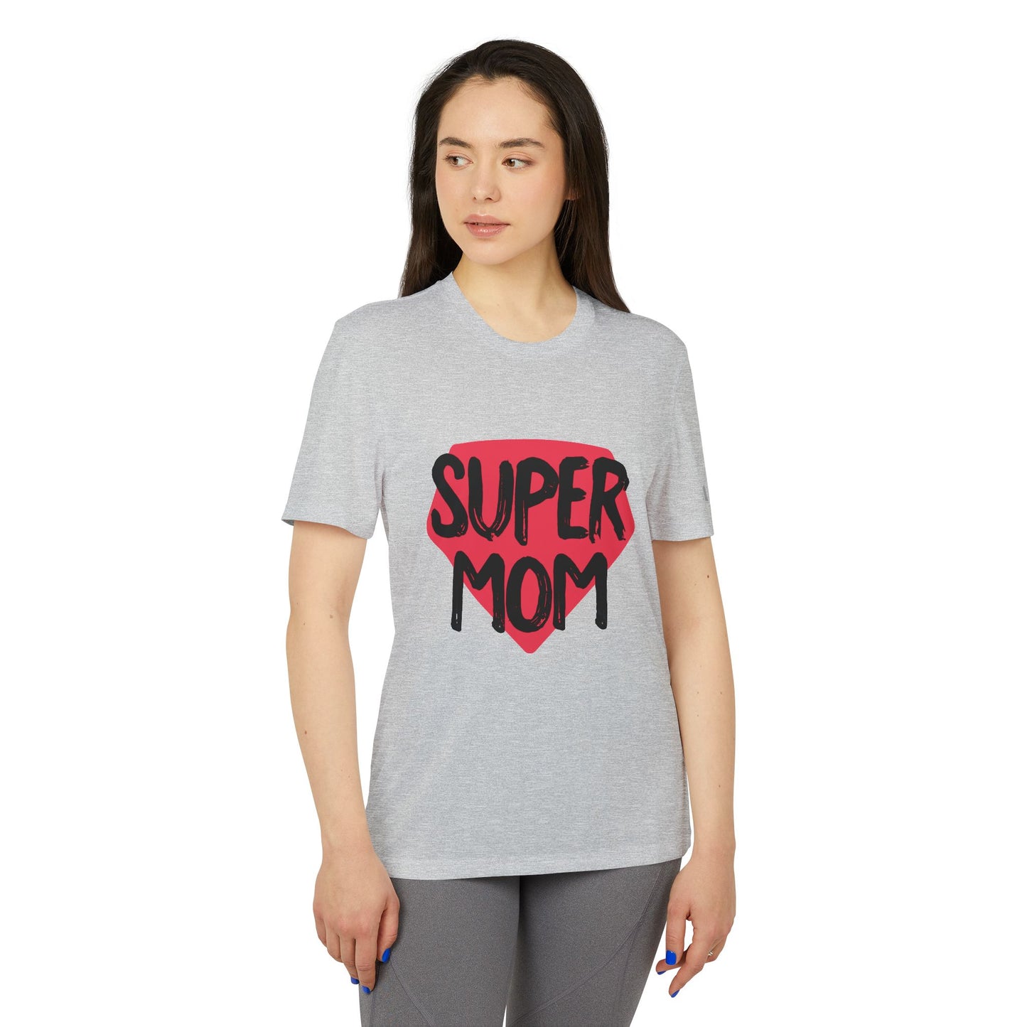 adidas® Unisex Sport T-shirt super mom by Mariu del Campo.