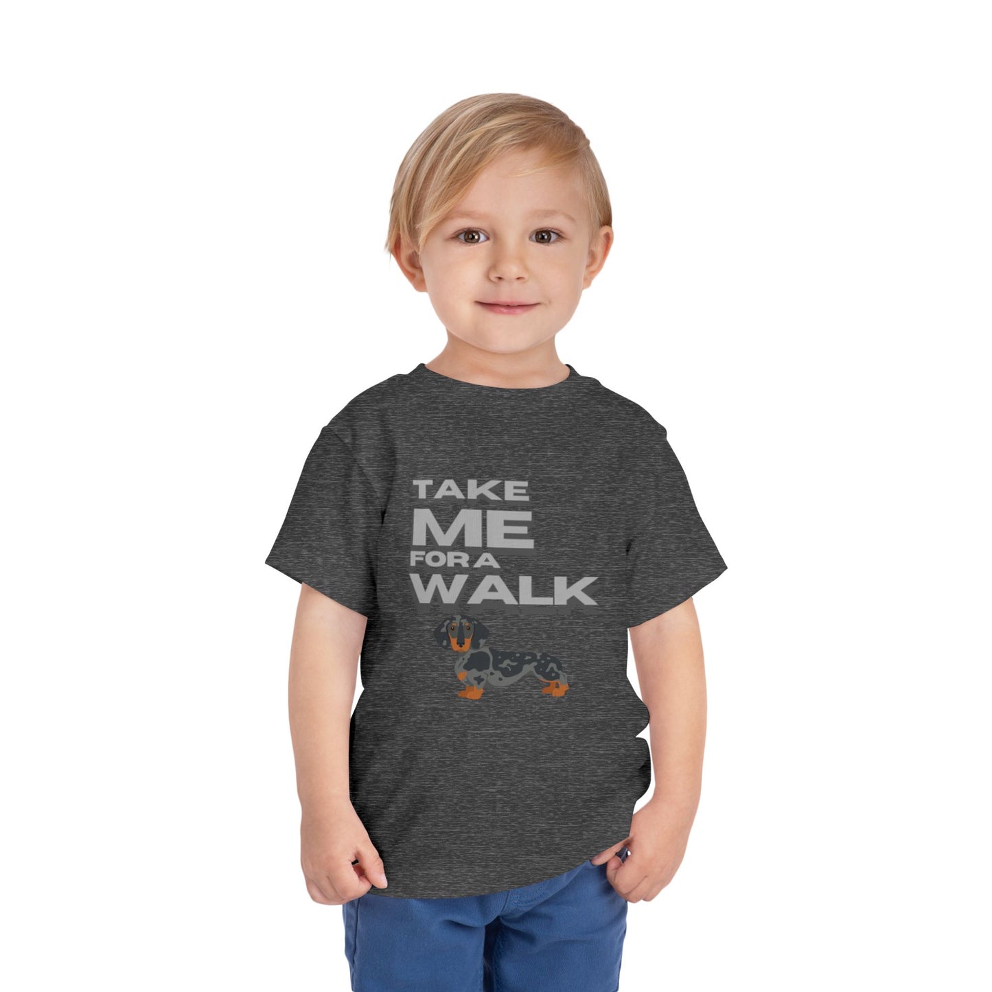 T-Shirt Toddler Short Sleeve Dachshund — by Mariu del Campo