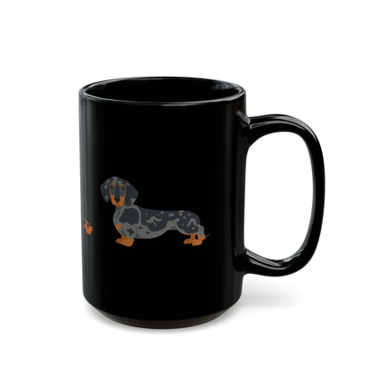 Mug Dachshund Pattern Coffee 11oz 15oz — by Mariu del Campo