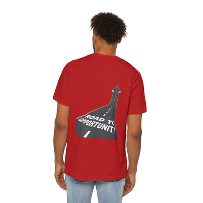 T-Shirt Unisex Road to Opportunity — Mariu del Campo