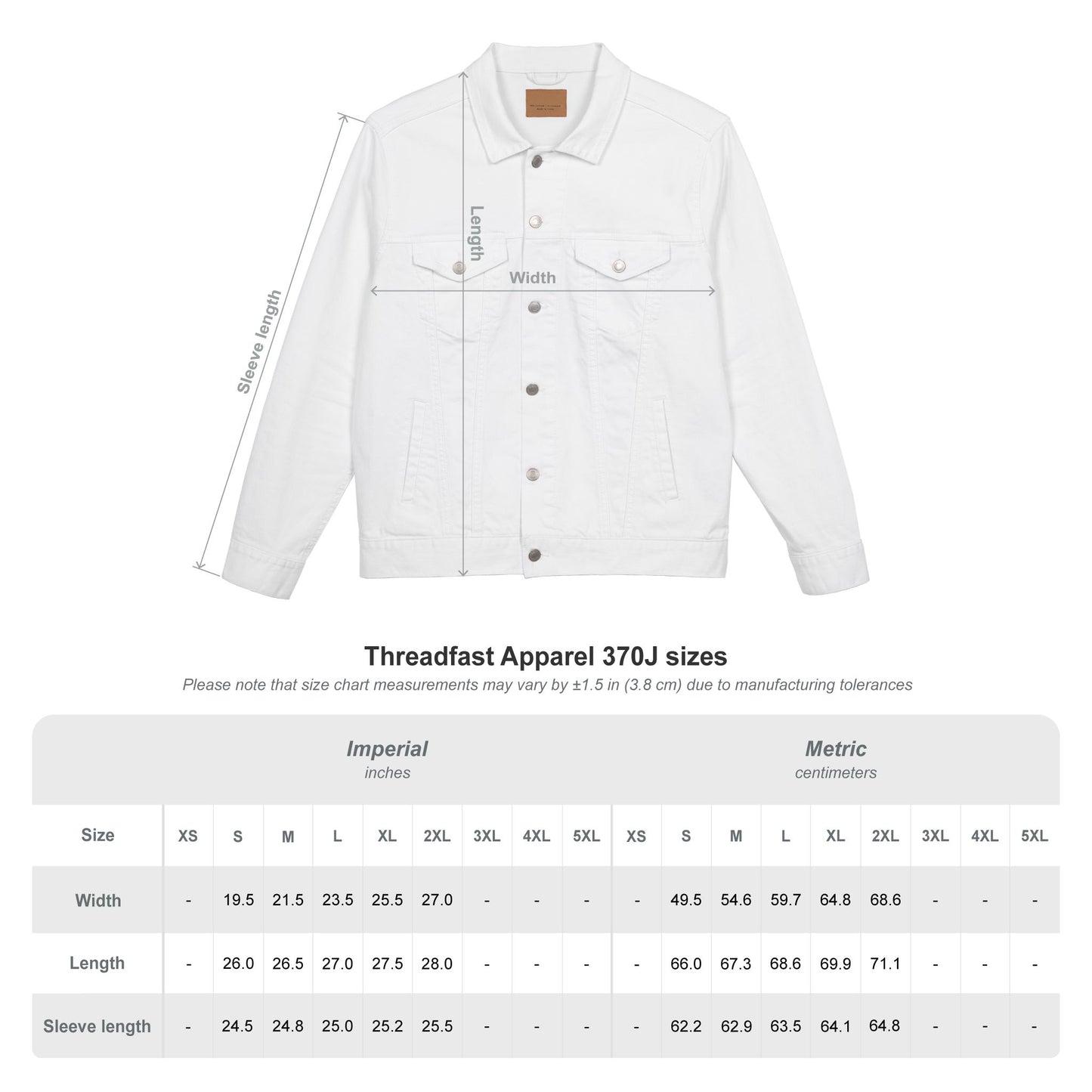 Denim Jacket Starry Embroidered Unisex by Mariu del Campo.