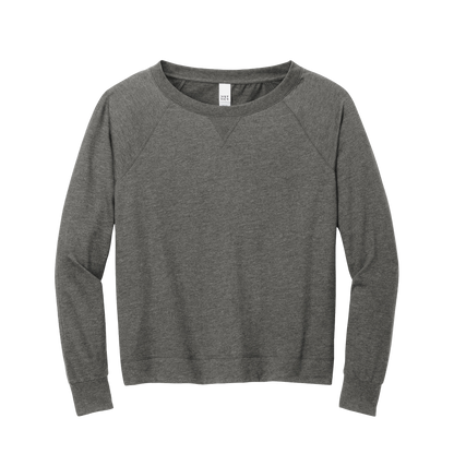 Sweatshirt Women's Featherweight French Terry Long Sleeve Crewneck — by Mariu del Campo