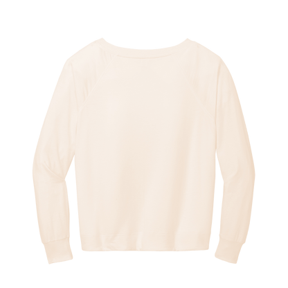 Women's Featherweight French Terry Crewneck by Mariu del Campo — sleeve detail