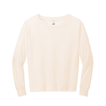 Sweatshirt Women's Featherweight French Terry Long Sleeve Crewneck — by Mariu del Campo