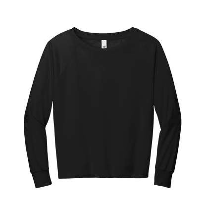 Women's Featherweight French Terry Crewneck by Mariu del Campo — flint blue option