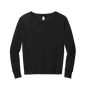 Women's Featherweight French Terry Crewneck by Mariu del Campo — flint blue option