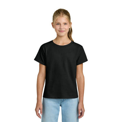 Youth Graphic Tee Minimalist Kids by Mariu del Campo — artwork detail close-up
