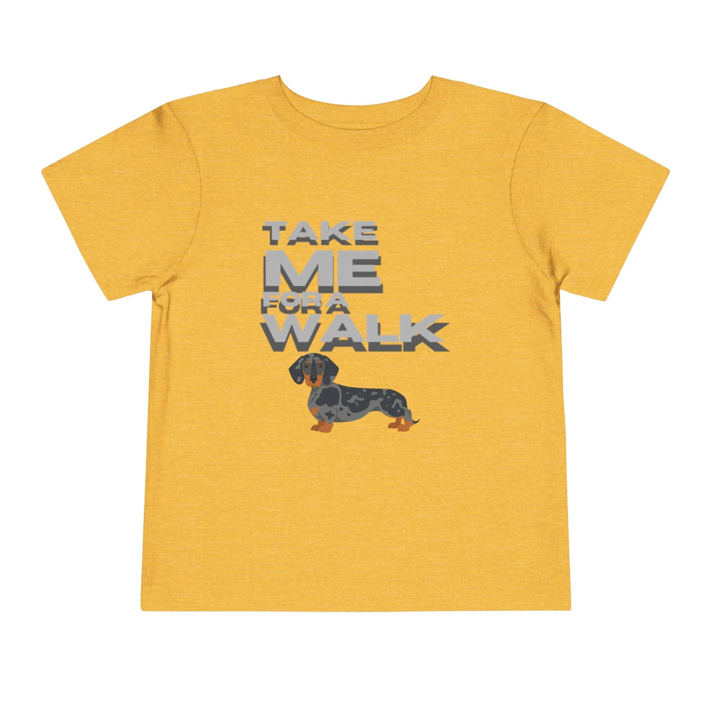 T-Shirt Toddler Short Sleeve Dachshund — by Mariu del Campo