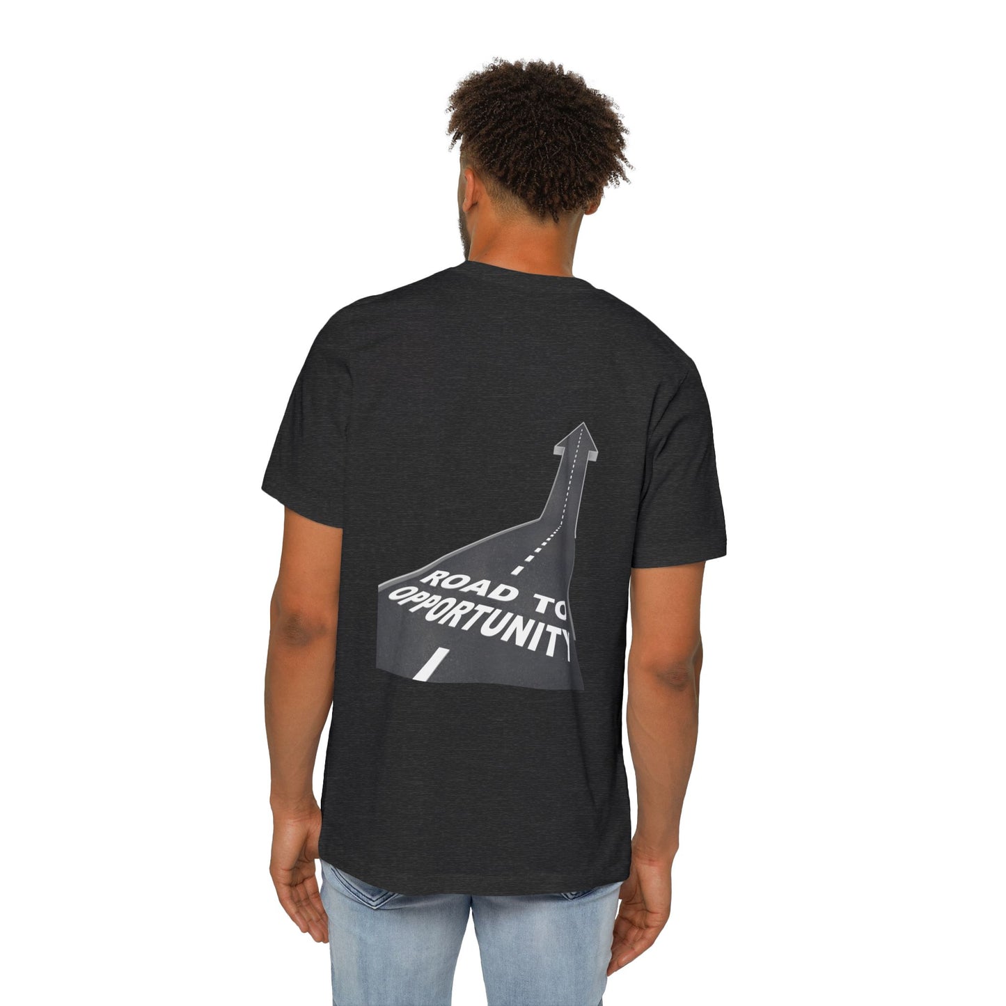 T-Shirt Unisex Road to Opportunity — Mariu del Campo