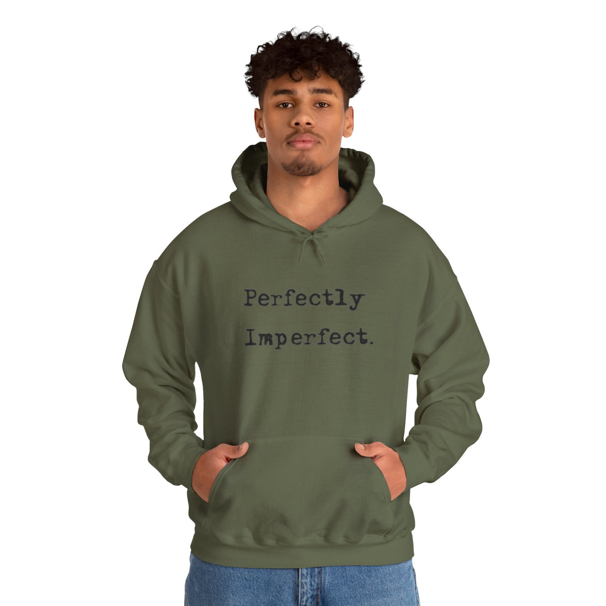 Hoodie Unisex Heavy Blend Perfect Imperfect — by Mariu del Campo