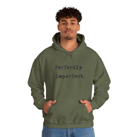 Hoodie Unisex Heavy Blend Perfect Imperfect — by Mariu del Campo