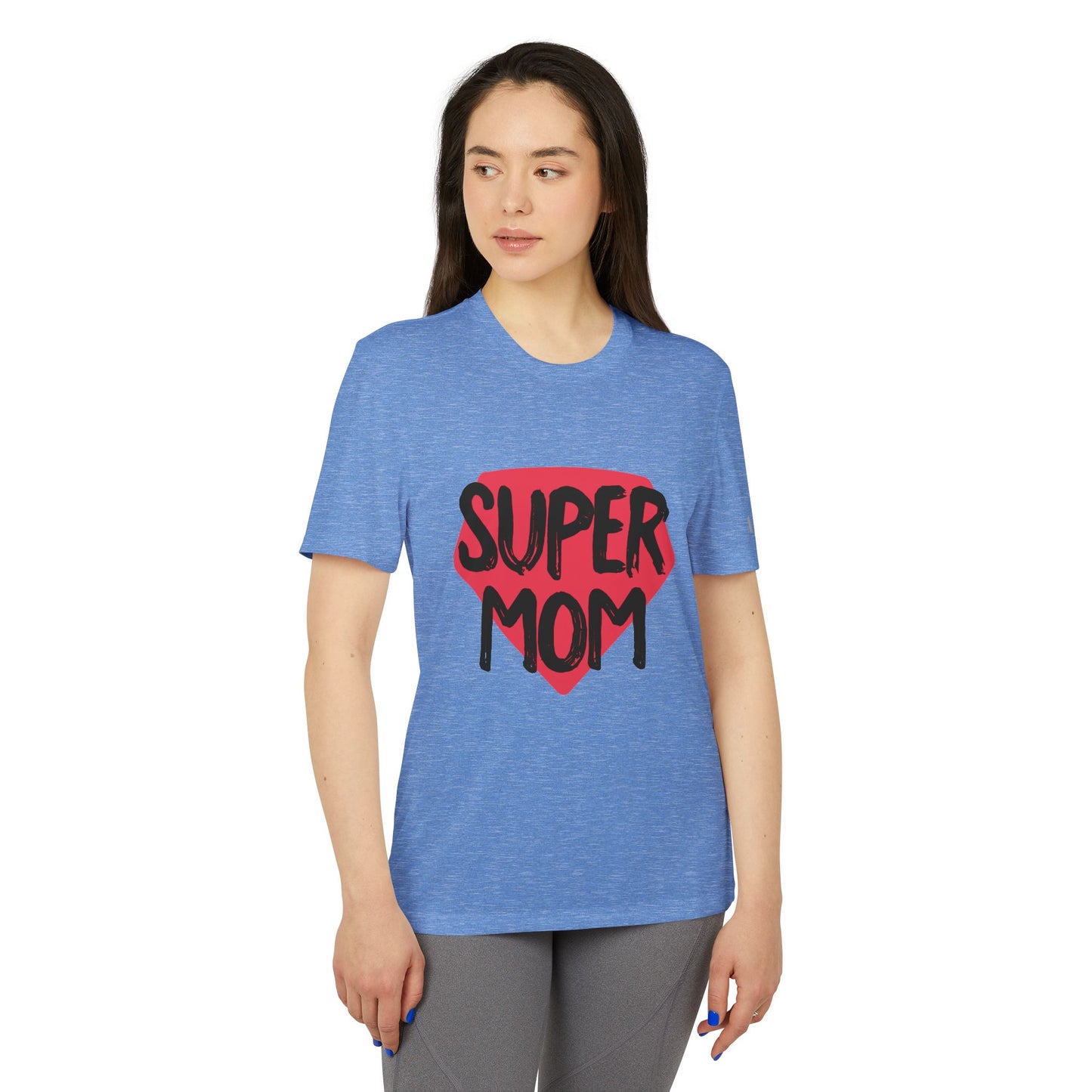 adidas® Unisex Sport T-shirt super mom by Mariu del Campo.