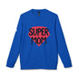 adidas® Unisex Fleece Crewneck Sweatshirt Super Mom — by Mariu del Campo