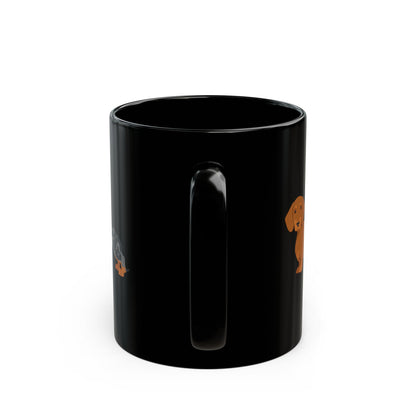 Mug Dachshund Pattern Coffee 11oz 15oz — by Mariu del Campo