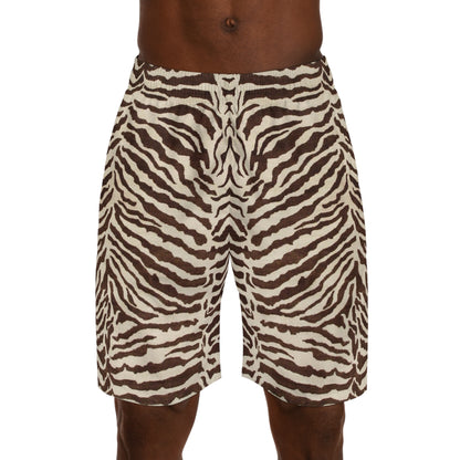 Safari Print Jogger Shorts by Mariu del Campo.