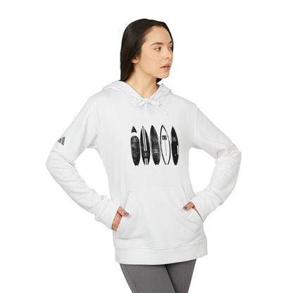 adidas® Unisex Fleece Hoodie Surf — by Mariu del Campo