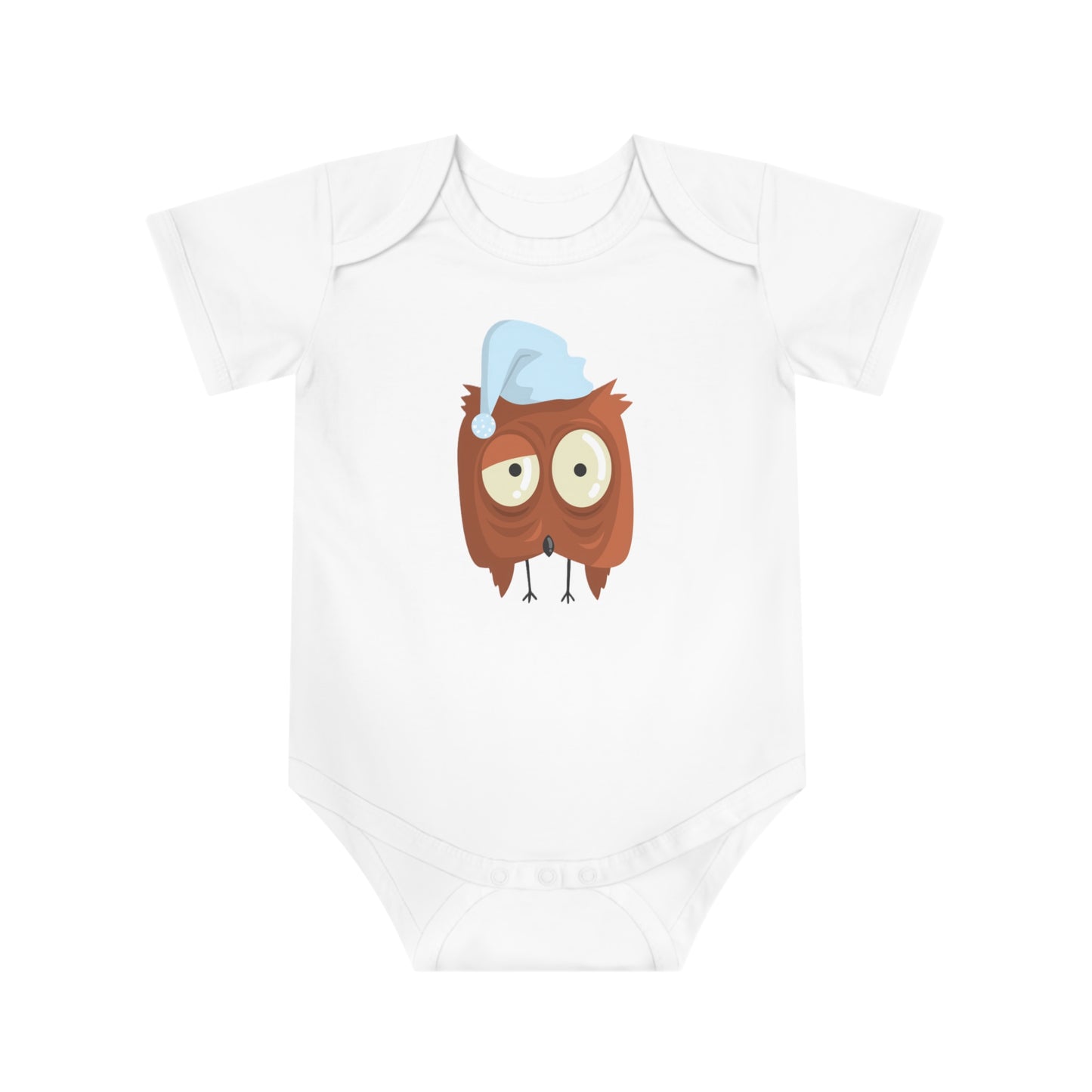 Bodysuit Unisex Baby Short Sleeve Buo by Mariu del Campo.