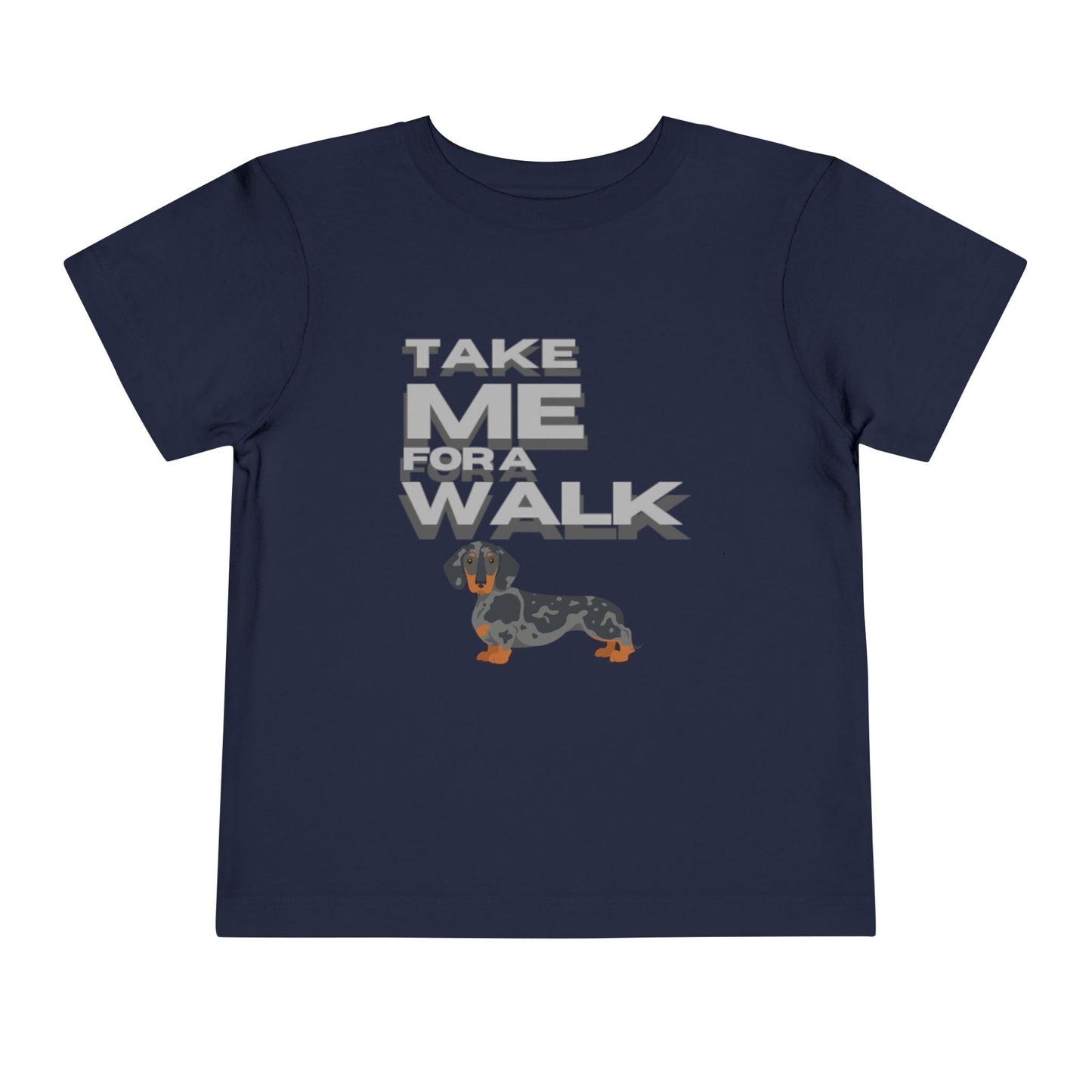T-Shirt Toddler Short Sleeve Dachshund — by Mariu del Campo