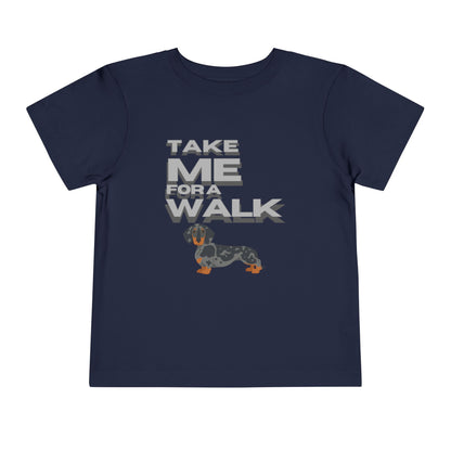 T-Shirt Toddler Short Sleeve Dachshund — by Mariu del Campo