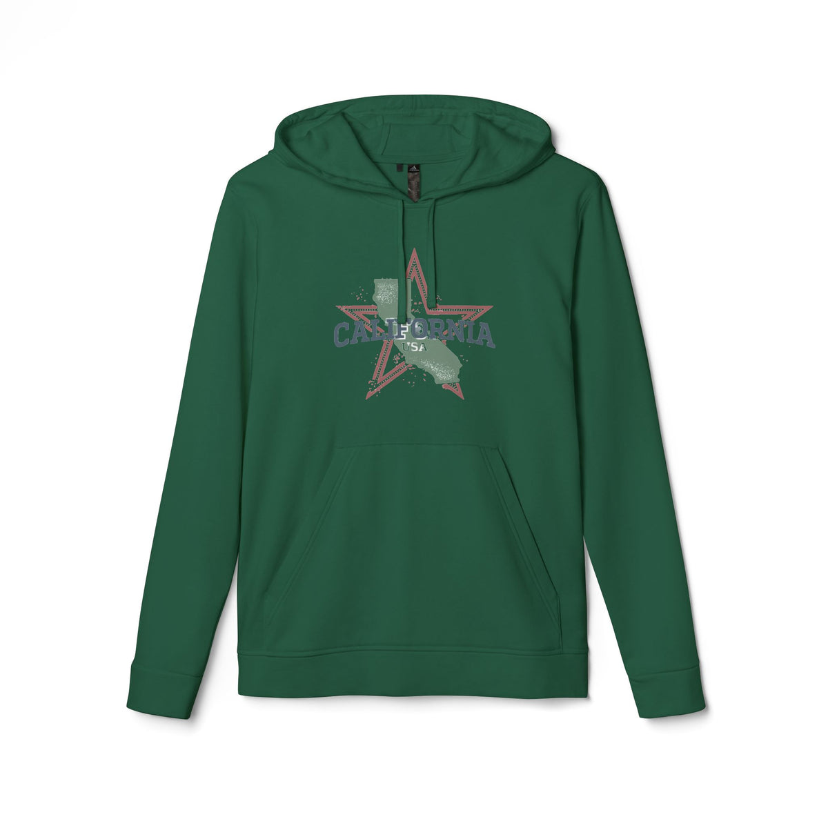 adidas® Unisex Fleece Hoodie California — by Mariu del Campo