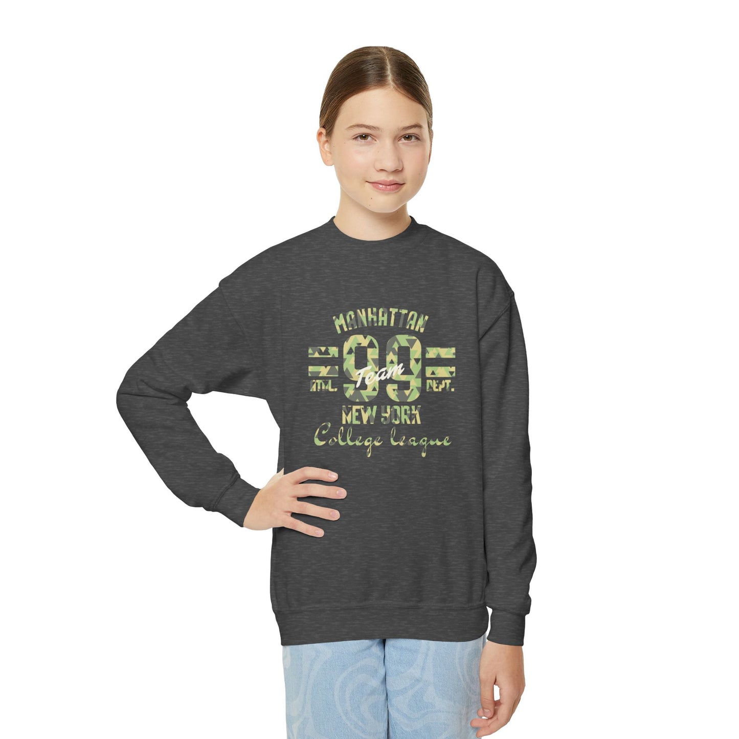 Sweatshirt Youth Crewneck Manhattan — Mariu del Campo