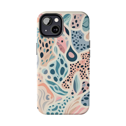 Cases Tough Phone Animal Print - Pastel Design by Mariu del Campo.