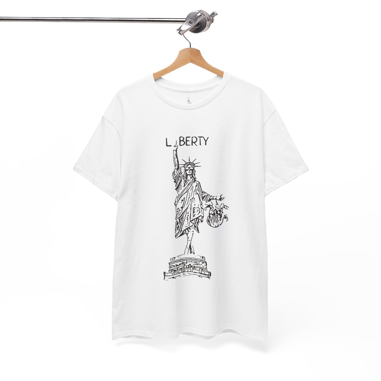 T-Shirt Statue of Liberty Unisex Cotton Tee by Mariu del Campo.