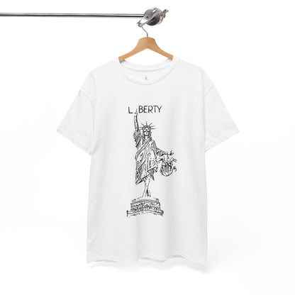 T-Shirt Statue of Liberty Unisex Cotton Tee by Mariu del Campo.