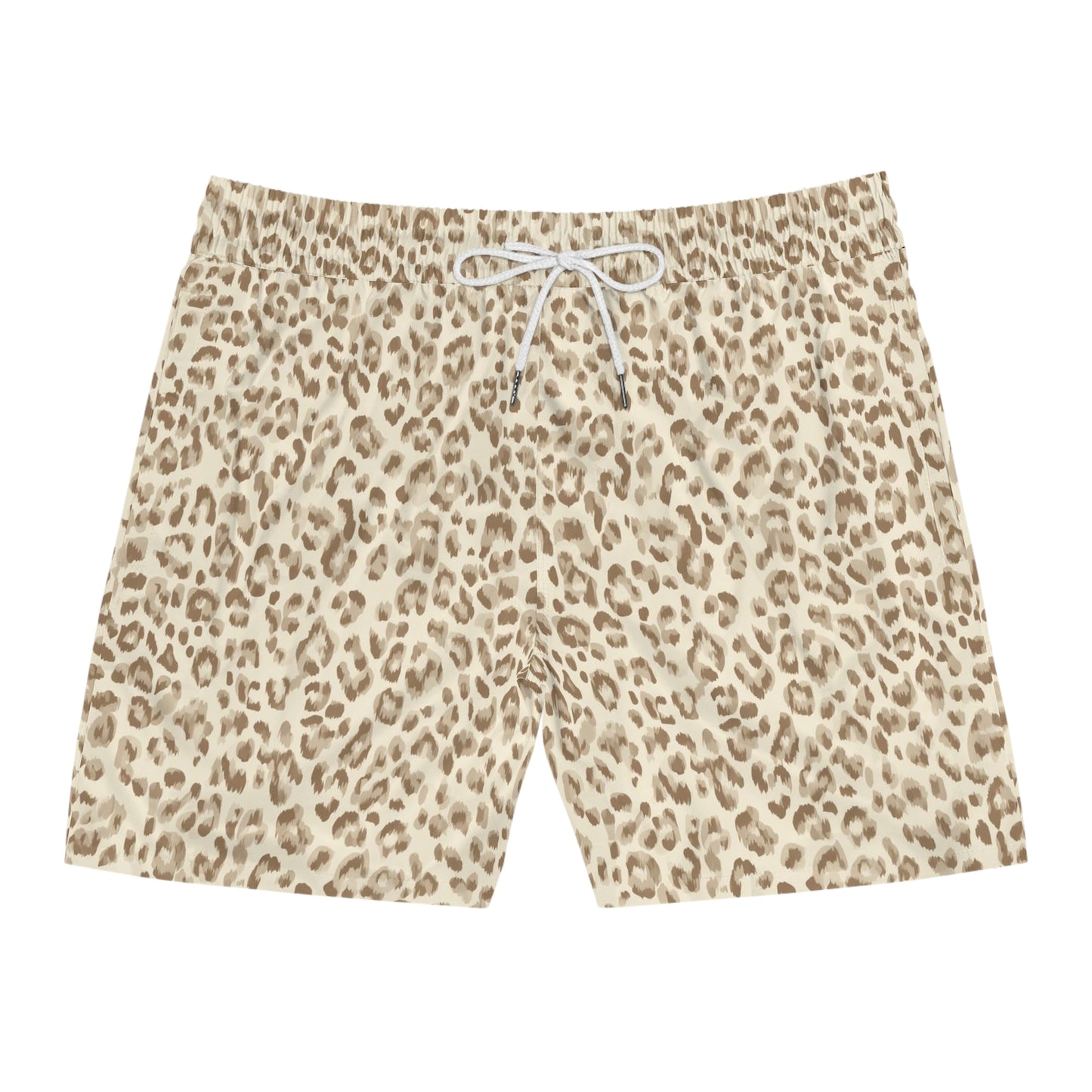 Swim Shorts Unisex Leopard Print by Mariu del Campo — lifestyle at pool
