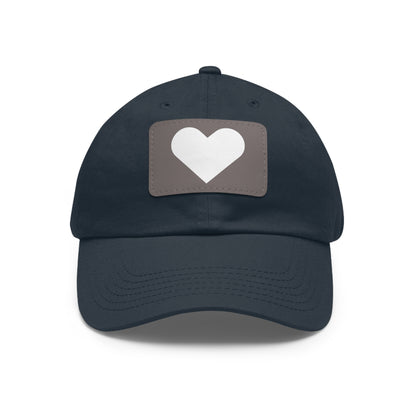 Hat with Leather Patch (Rectangle) love by Mariu del Campo.