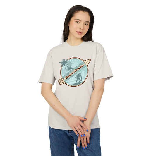 T-Shirt Unisex Heavy Faded tropical by Mariu del Campo.