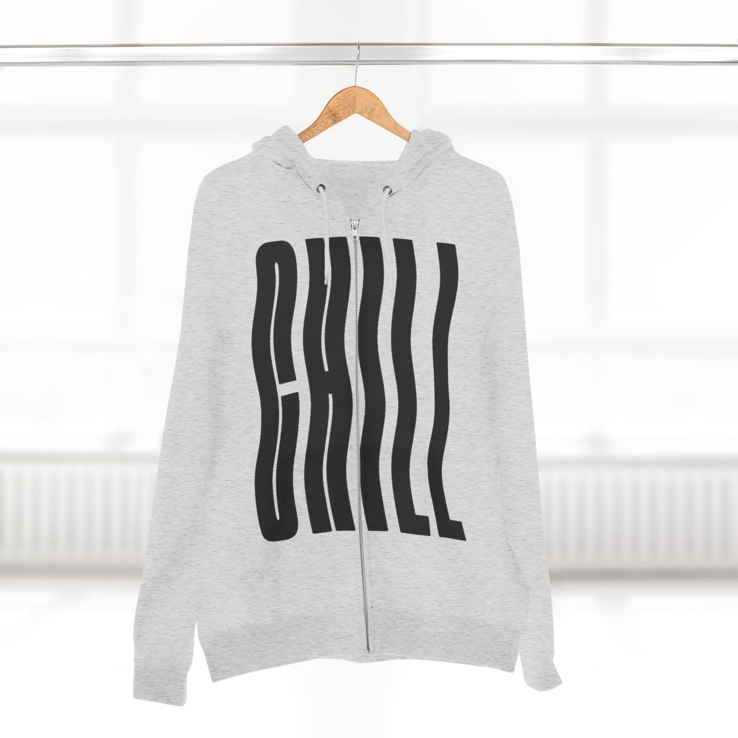 Hoodie Chill Unisex Zip by Mariu del Campo.