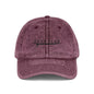 Hat Vintage Cap (Embroidery) by Mariu del Campo.