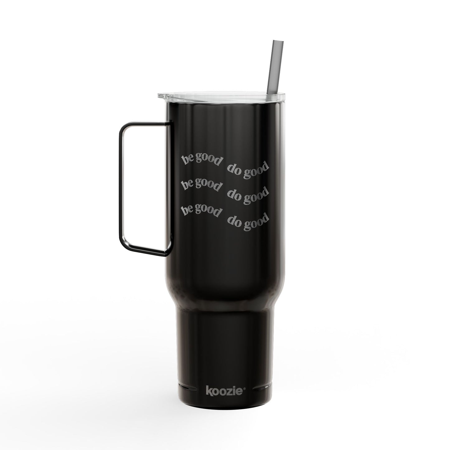 Insulated Tumbler 40oz with Engraved Be Good Do Good by Mariu del Campo.